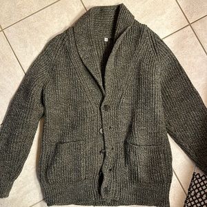 Men’s Wool Shawl Collar Cardigan